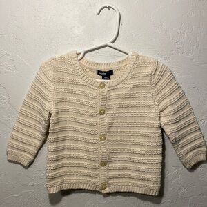 Baby Gap French Vanilla 100% Cotton Sweater